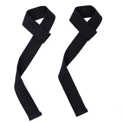 Billiga Lifting Straps Wrist Wraps Svart (2 st) – Nylon
