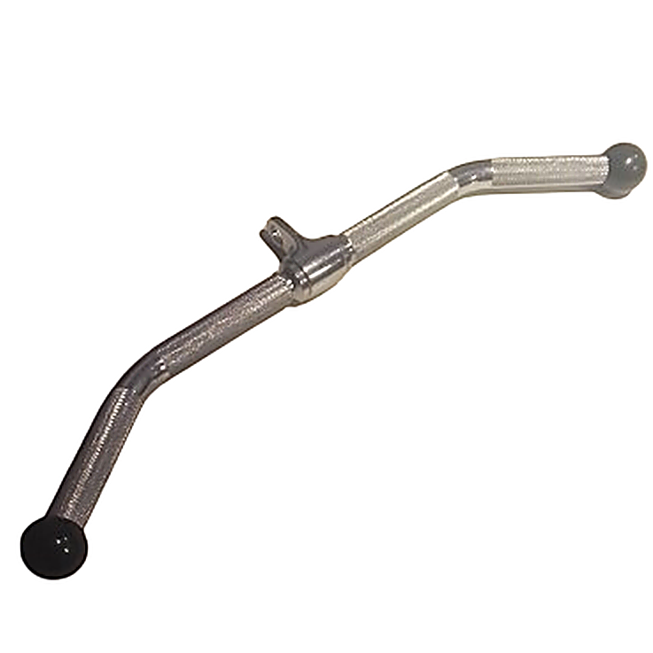 Kort lat pulldown-stång /kort grepp med gummiändar