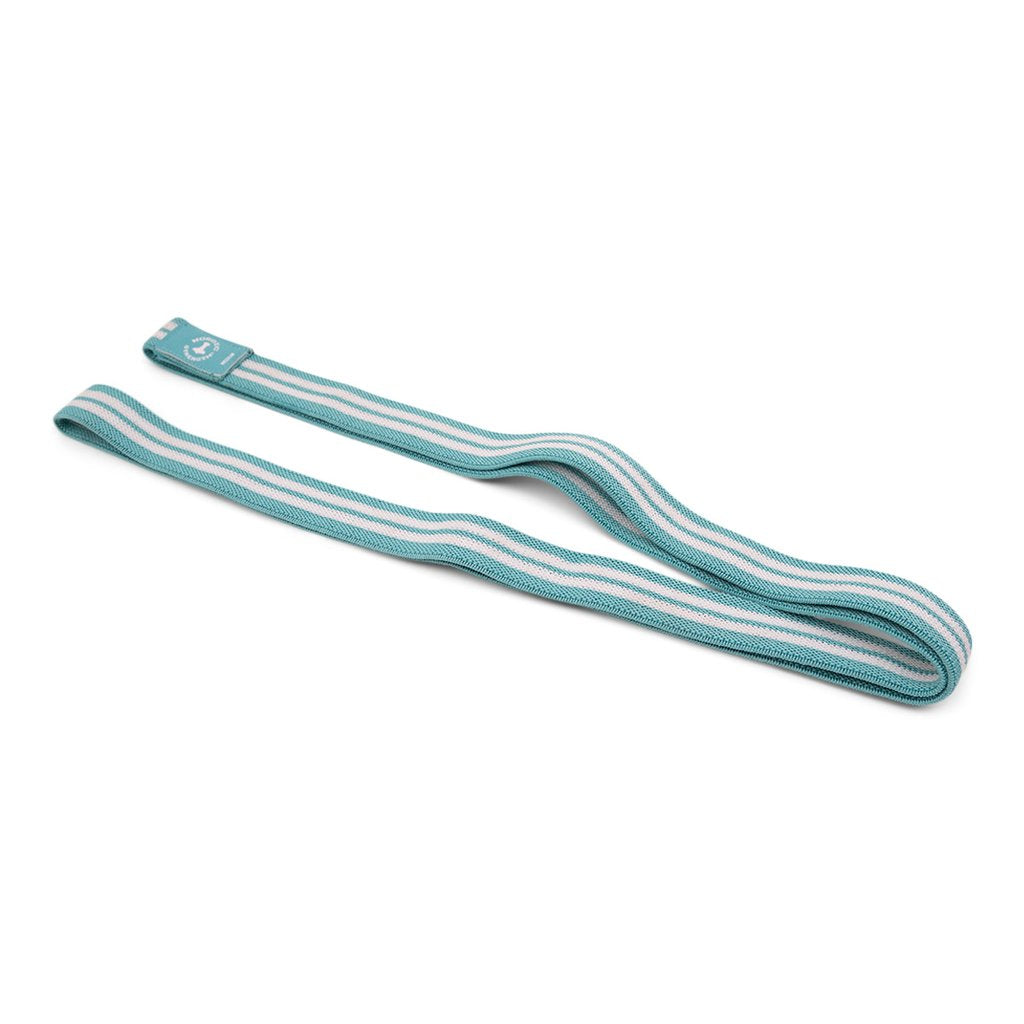 Strength band i bomull/elastan - Medium & Ljusblå (10-18 kg)