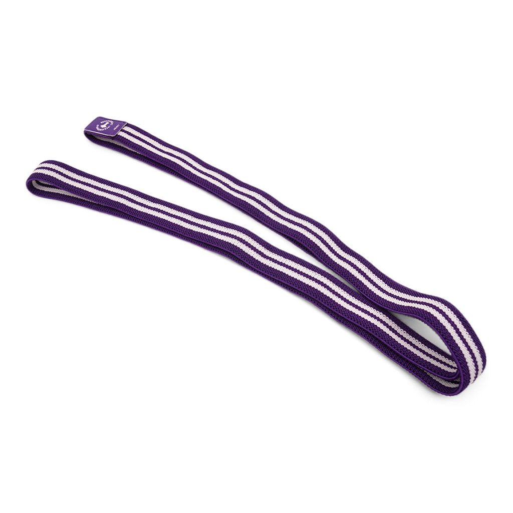 Strength band i bomull/elastan - Hård & Lila (15-27 kg)