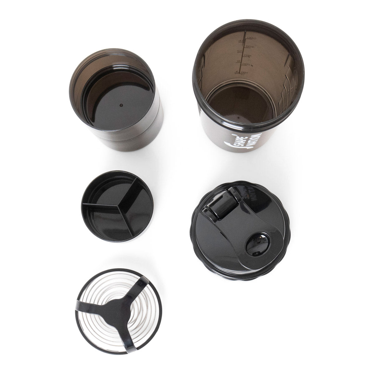 Shaker PRO Shapenation -  med portionsfack till protein och piller