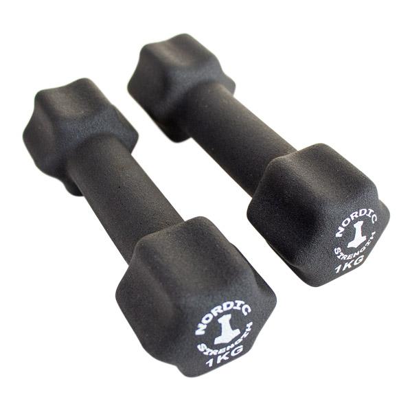 Hantel 1 kg  black edition aerobic - Nordic Strength